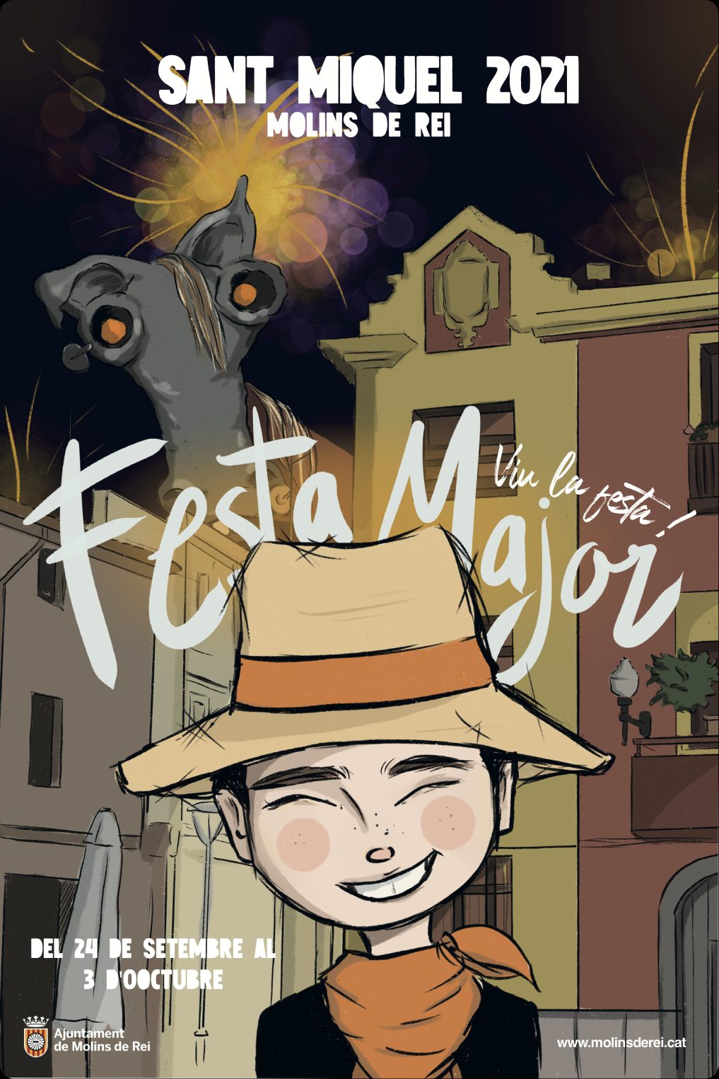 Poster proposal Festa Major illustration