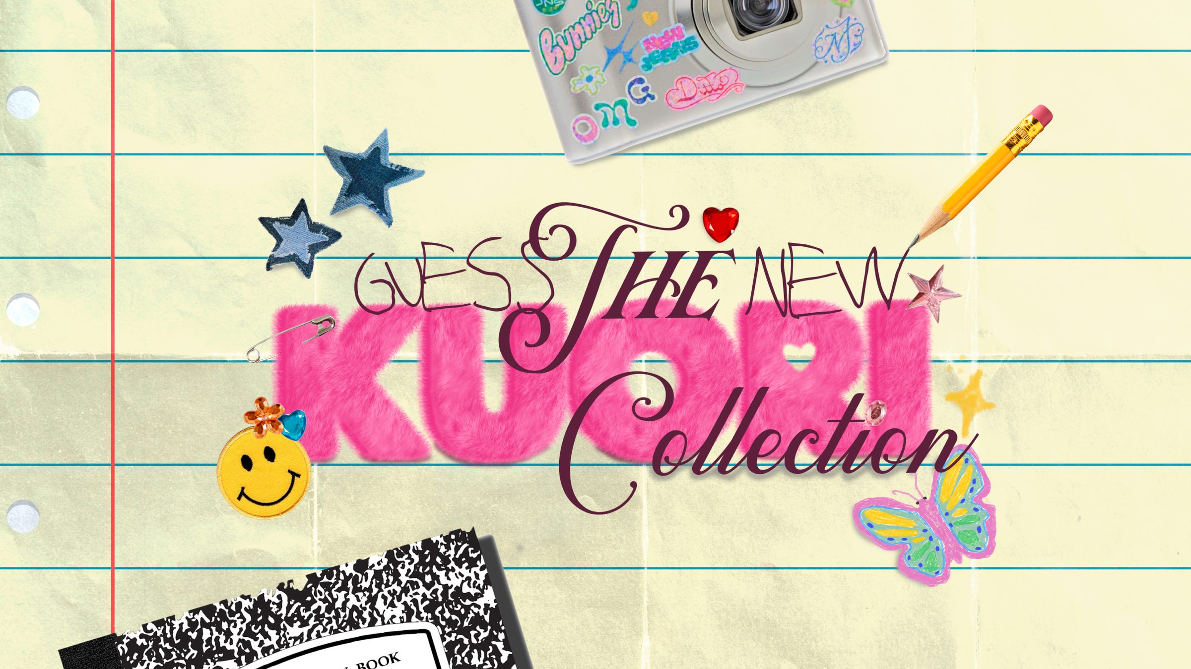 Guess the new Kuori collection artwork