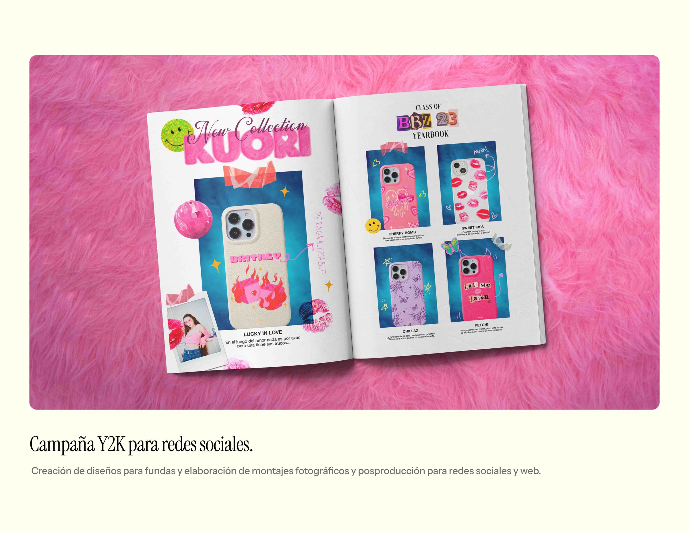 Kuori Y2K campaign for social media